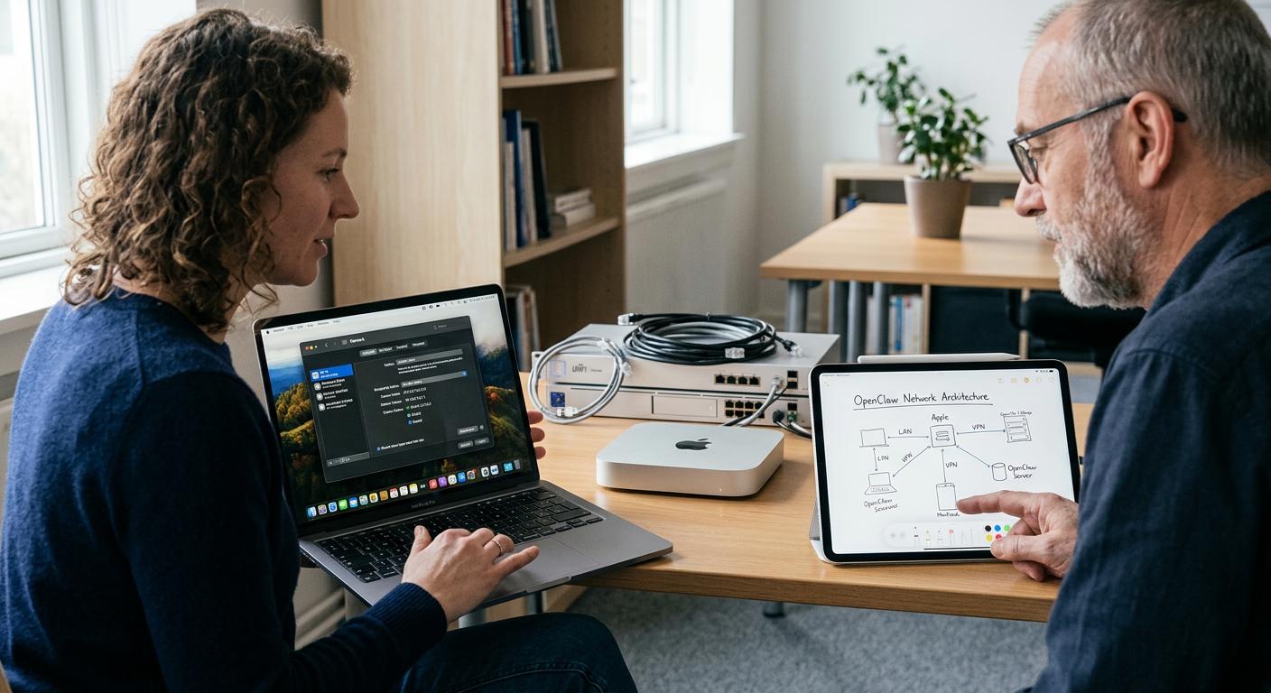 Netzwerk-Setup für OpenClaw auf Apple-Geräten
